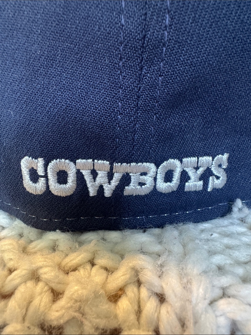 NFL Dallas Cowboys Hat with Black Star Embroidery Unisex - Picture 6 of 10